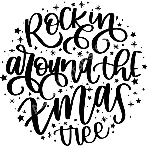 SVG Rocking Around the Xmas Tree Thumbnail